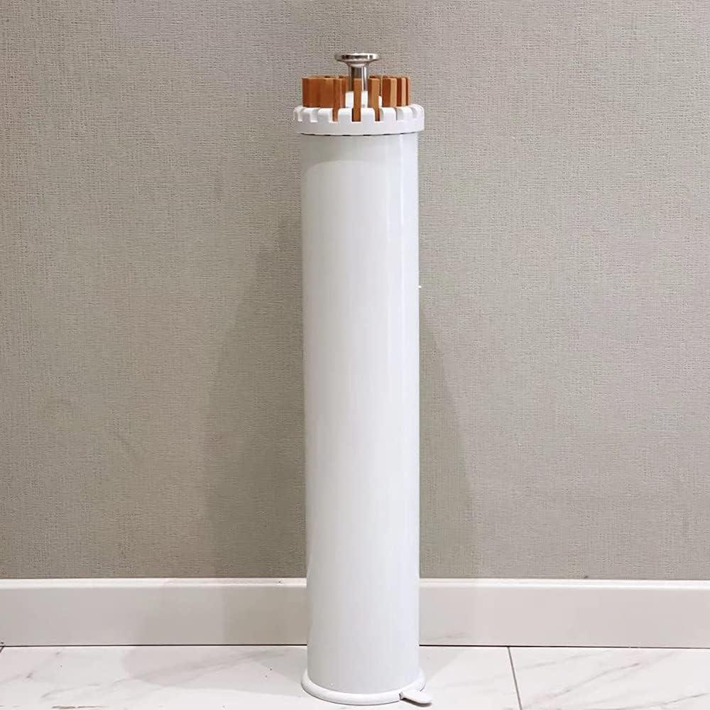 Free Standing Towel Rack, Freestanding Towel Rack, Foldable Wooden Towel Rack for Bathrooms, Balconies, Bedrooms and Indoors(White) (50x50x121cm)