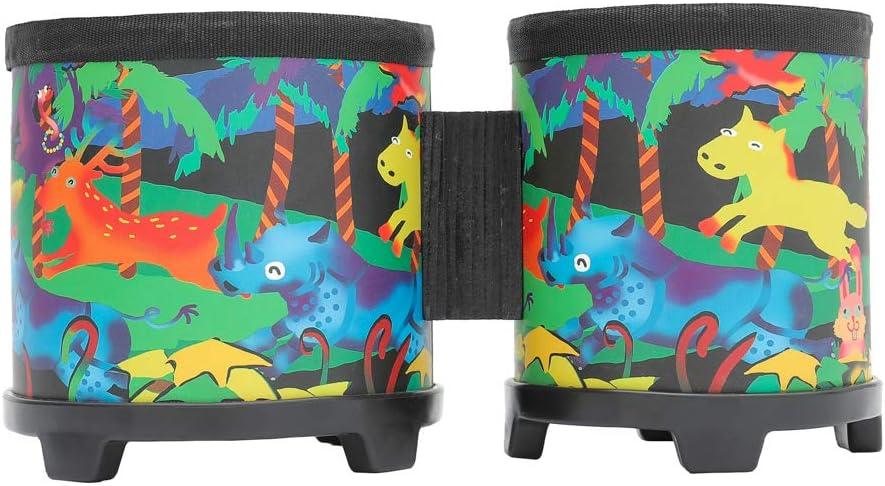 Bongo Drum 5"-6" Rhythm Club Drum for Kids Percussion Instrument Music Drums with Colorful Mallets for Baby Children Special Christmas Birthday Gift