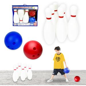 17 Inch Huge Bowling Set with Storage Bag 6 Giant Pins, Outdoor & Indoor Backyard Game for Kids, Family Party, Birthday Gift Ages 5+ 