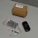 For Honda Key Fob Cover Key Shell Upgraded Version with lamp, Compatible with Honda Accord Civic CRV Pilot Odyssey Passport Smart Remote Key - Black