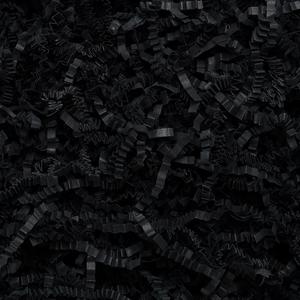 ROSYJUNE 8oz Black Crinkle Cut Paper Shred Filler, Iridescent Easter Grass Confetti Shredded Paper for Gift Baskets Boxes Filling, Birthday Wedding Valentines Day Decoration
