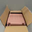 Kono Small 20 Inch Expandable Carry On Luggage with Quiet Spinner Wheels & TSA Lock, Scratch and Drop Resistant PC+ABS Hardside 22x14x9 Airline Approved Suitcase, Nude/Rose Gold