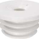 uxcell Drain Pipe Seal Ring, Silicone, White, Anti-Odor Floor Drain Plug, Suitable for 45-50mm PVC Drainage Pipes