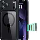 ESR for iPhone 17 Pro Max Case, Camera Control, Compatible with MagSafe, Shockproof Military-Grade Protection, Magnetic Phone Case for iPhone 17 Pro Max, Classic Hybrid Case, Clear Black