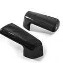 Compatible with Chevrolet for Silverado 2019-2023 Car Rearview Mirror Cover Car Mirror Covers Caps Door Mirror Covers Caps Rear View Cap Car Wing Mirror Covers Caps(Black)