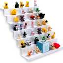 Shelf for Tonie Applied to IKEA KALLAXMagnetic Storage Organizer Holds 50+ Figures & Box from Toniebox| White Kids' Shelf with Secure Magnetic Hold & Side Cut-Out | Perfect for Kids (Without Cut-Off)
