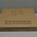 2 Pack Bamboo Bed Tray Table with Folding Legs,Breakfast Trays,Serving Tray for Food and Snack,Laptop Trays for Working(Natural)