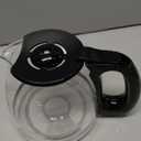 12-Cup Glass Coffee Carafe Replacement Pot Compatible with Mr Coffee, Black & Decker and 12 Cup Carafe Black with Close Handle, Replacement for PLD12, PLD12-RB, PLD12-NP