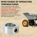 TonGass 8-Pack Zinc Plated Carbon Steel 1" Bore Shaft Collars Set, Screw Style Bore Shaft Collars with 1" Bore Size, 1-5/8" Outer Diameter, and 5/8" Width, Suitable for Automotive and Industrial Use