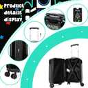 Kids Caary on Luggage Sets for Boys with Wheels Hardshell Suitcases with Hard Shell Suitcase Set for Airplane, 28 inches