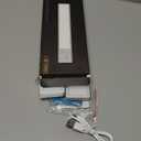 EZVALO Under Cabinet Lighting, 2400mAh Rechargeable Motion Sensor Light Indoor, 3 Color Temps, 5-Level Dimmable Magnetic Wireless Closet Lights for Kitchen, Pantry, Stairs (2 Pack) (8 inch, Silver)