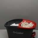 O-Cedar EasyWring Microfiber Spin Mop, Bucket Floor Cleaning System, Red, Gray, Standard