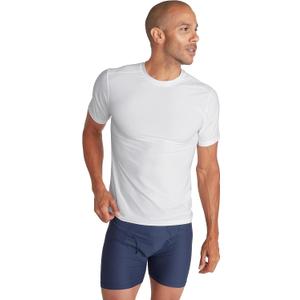ExOfficio Men's Give-N-Go 2.0 Crew Neck - Breathable Durable Easy Care Travel Undershirt (White), 
X-Large