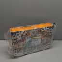 Ceramic Rice Bowls 10 oz, Bohemian Style Bowl Gift Set, Assorted Dinnerware Serving Bowls for Cereal, Soup, Dessert, Snack, Fruit, Salsa, Pack of 6 (Geometric Pattern)