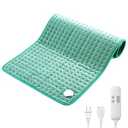 XXX-Large King Size Heating Pad for Pain Relief, 18" X 33" Fast Heating Pad with 2H Auto Shut Off, 6 Heat Settings & Machine Washable, Moist & Dry Heat Therapy for Neck Back Shoulder Relief and Cramps