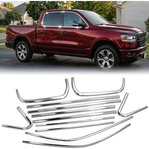 Chrome Window Trim for Ram 1500 Crew Cab 2019-2026