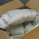 Ultra Soft Queen Size Mattress Topper - Viscose Made from Bamboo Pillow Top Mattress Pad for Back Pain Relief - Naturally Cooling for Hot Sleepers, Green