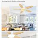 Fanbulous Ceiling Fans with Lights, 42 inch Low Profile Flush Mount Ceiling Fan with Remote/APP Control,Black Modern Ceiling Fan with LED Light for Bedroom Indoor Outdoor-LED Dimmable, 3CCT, 6 Speeds