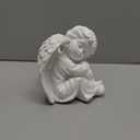 Praying Angels Figurine, Garden Angel Statues, Waterproof Kneeling Angel Sculpture, Outdoor Decor Ornament for Patio Lawn Yard Porch Decorations