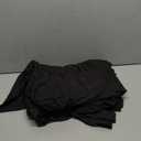 Bed Skirt Queen Size Ruffled Bed Skirt with Split Corners, 14 Inch Drop Dust Ruffle Bed Skirts with Platform, Black