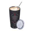 Worltoldb Camo 20oz Insulated Stainless Steel Tumbler With Lids And Straws Stainless Steel Double Wall Vacuum Insulated Travel Coffee Mug Leak-Proof Lid For Hot And Cold Drinks (Skull Fire) (EXP 09/30/26)