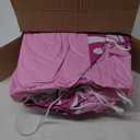 SLOOSH Inflatable Tanning Pool Lounger Float, 85" x 57" Extra Large Pool Floats Adult with Pillow, 4 in 1 Suntan Tub Raft Floatie,Sunbathing Bed Lounge Blow Up Ball Pit Party Gifts, XL-Hot Pink