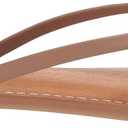 Amazon Essentials Women's Thong Sandal (9.5 Wide, Dark Brown)