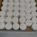 Light In The Dark White Votive Candles - Box of 36 Unscented Bulk Candles - 15 Hour Burn Time - for Weddings, Restaurants, Parties, Spa and Decorations.