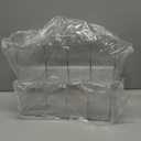 Acrylic Belt Organizer - 2 Pack with Adjustable 4 Compartments & Stackable Design, Clear Storage for Closet and Drawer Organization