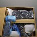 YFO Ergonomic Office Chair, Mesh Computer Desk Chair with Adjustable Back Lumbar Support and Armrests, Comfy Executive Rolling Swivel Task Chair for Home Office, Black