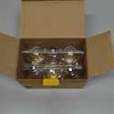 A15 LED Bulbs - Vintage Edison Bulbs, Dimmable, Clear Glass, E26 Medium Base, 6W (60W Equivalent), 2700K Warm White, 700LM, for Ceiling Fans, Appliances, Refrigerator Lights - 6 Pack