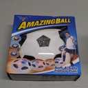 Toyk Boy Toys - LED Hover Soccer Ball - Air Power Training Ball Playing Football Indoor Outdoor Game - Birthday Gifts for Kids, Age 3 4 5 6 7 8-12 Year Old Boys - Soccer (White)