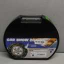 Snow-Chains Auto Fixing 1 Min Quick Fit Easy Installation Tire-Chains, Portable Reusable Universal Emergency Tire Traction Chain for Passenger Car, Pickup Trucks and SUV - Set of 2 (HKN-160)