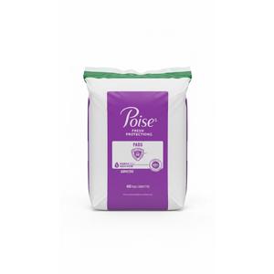 Poise Incontinence & Postpartum Pads for Bladder Leaks, 5 Drop Maximum Absorbency, 48 Pads