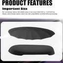2 x New Car Backup Camera Rain Shield,Non-damaging Car Rear View Camera Cover with Widened Side Edge Design,Silicone Cars Reverse Cameras Rains Cover Cars Accessories