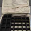 CUBETASTIC Nail Polish Organizer, Nail Supplies Storage Case Holds 45 Bottles Nail Polish & Nail Lamp, Travel Nail Tech Carrying Bag, Nail Kit Bag For Nail Stuff & Manicure Tools