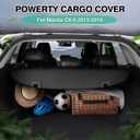 Powerty Cargo Cover for 2013-2016 Mazda CX-5 Trunk Security Cover Retractable Shielding Shade CX5 Accessories Rear Trunk Cover No Gap