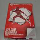 Morph Deluxe Boys Ninja Costume With Ninjas Warrior Toy Accessory, Kids Ninja Costumes, Boy Halloween Costume (Toddler 3-4 years, Red)