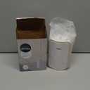 Wall Mounted Toilet Brush and Brush Holder, Curved Design Modern Toilet Cleaning Brush with Durable Bristles for Bathroom Cleaning, White