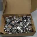 Layhit 50 Pcs Mini Watering Can Miniature Galvanized Watering Pot Garden Water Can Mini Kettle for House Crafts Garden Ornaments Gardening Landscape Party Favors, 3.35 x 1.57 x 1.97 Inches, Silver