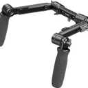 SmallRig Shoulder Rig Dual-Handle for 15mm LWS Rods, One-Tounch Rotation Shoulder Mount Rigs Support for Camera - 5205