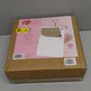 Paris Hilton 2-Tier Heart Serving Tray, Iconic Ceramic Stoneware with Metal Handle, Easy Assembly for Stylish Display, 9-Inch and 7-Inch Plates, Pink