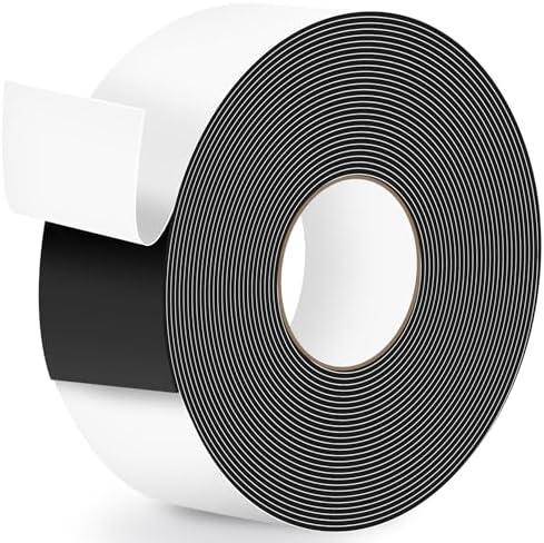 ToLanbbt Pond Liner Seam Tape, 3.15" x 32.8' Peel and Stick Seam Tape Self Adhesive Seaming Kit Double Sided Butyl Rubber Pond Liner Repair Patch Kit Waterproof for EPDM Roof Garden Cover Patch Repair