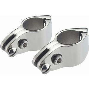 TINGZHIGO Bimini Top Jaw Slides, Hinged Jaw Slides for 7/8 inch or 1 inch OD Round Tubing, Bimini Top Hardware, 316 Stainless Steel (2 Packs)