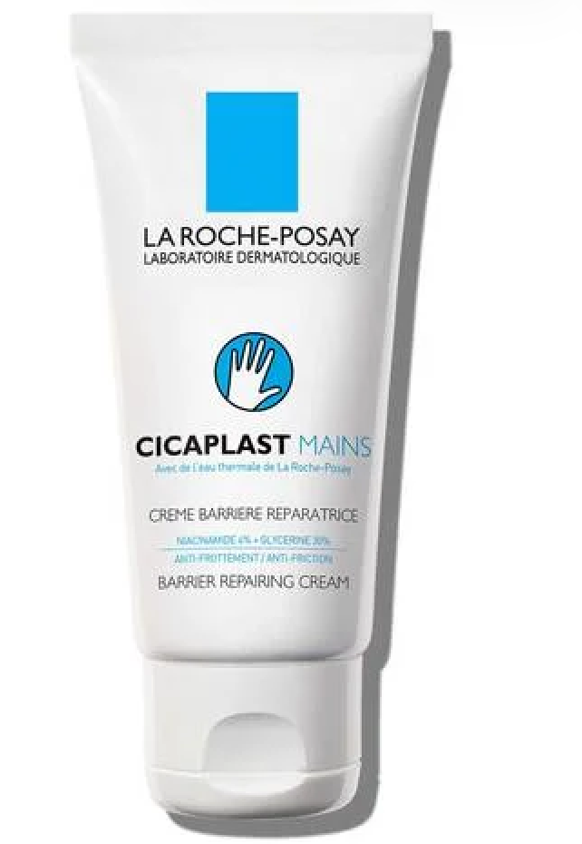La Roche-Posay Cicaplast Hand Cream, Instant Relief Moisturizing Hand Lotion for Dry Hands, Shea Butter Lotion for Dry Cracked Hands, Non-Greasy, Fragrance Free, 1.69 Fl Oz (Pack of 1)