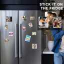 3 x Sublimation Magnets Custom Fridge Magnets Personalized Sublimation Blanks Bulk for Home Kitchen Refrigerator Microwave Oven DIY Craft Gifts (30, White, 2.95" x 2.95")