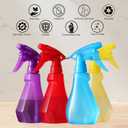 DilaBee 8oz 4-Pack Empty Spray Bottles for Cleaning Heavy Duty, Small Spray Bottle for Hair, Plant Mister, Squirt Bottle for Cats, Spritzer Bottles for BBQ - Multi-color Water Sprayer - BPA-Free