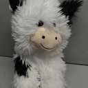 14" Fluffy Cow Plush