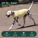 Kuoser 2 Pack Dog Shirts UPF 50+ UV Sun Protection, Lightweight Quick Dry Dog T Shirts for Small Medium Large Dogs, Breathable Pet Vest Dogs Tshirt Pet Clothes for Indoor Outdoor, Pink & Mint XXL