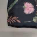 Sedefen Floral Duvet Cover Set Queen, Black Duvet Cover with Pink Floral Colorful Botanical Yellow Butterfly 3D Printed Bedding Set 3 Pcs Soft Microfiber Comforter Cover with Zipper Ties